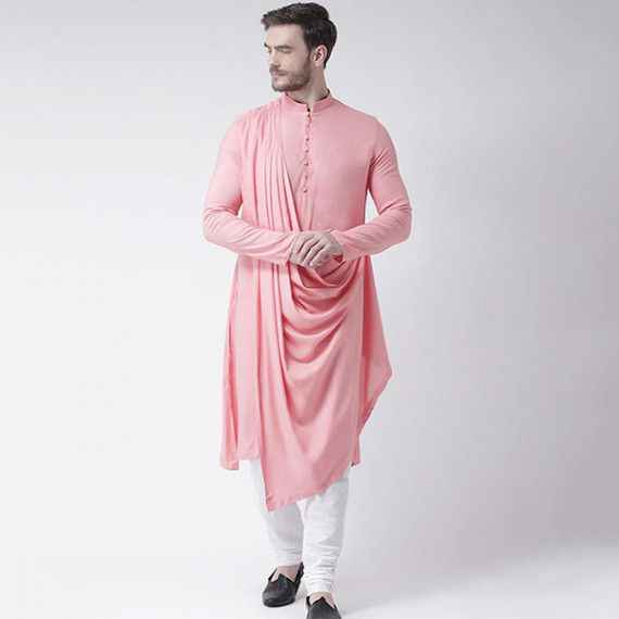 http://13.232.51.72/products/men-pink-solid-straight-kurta-with-attached-drape
