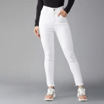 Women white Skinny Fit High-Rise Stretchable Jeans