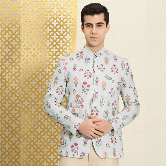 http://13.232.51.72/products/men-grey-purple-floral-print-bandhgala-jashn-blazer