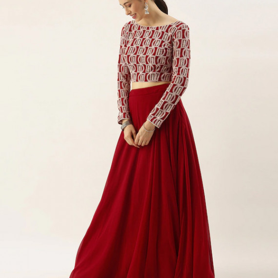 http://13.232.51.72/products/maroon-embroidered-thread-work-ready-to-wear-lehenga-blouse-with-dupatta