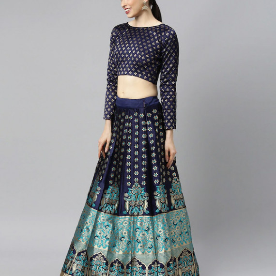 http://13.232.51.72/products/blue-green-woven-design-lehenga-choli